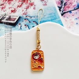 Chinese Prayer Pendant Smart Phone Strap Lanyards for iPhone/Samsung Case Phone Charms Keys Chain Decor Mobile Phone Strap Rope