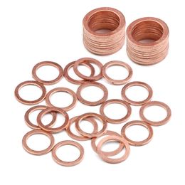 500pcs 26x32x1.5mm Copper Flat Washer Shim Ring Gasket Rings Seal Plain Spacer Solid Washers Fastener O Ring