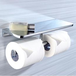 New top high quality solid Brass chrome Finish toilet paper holder bathroom mobile holder WC rod toilet paper holder