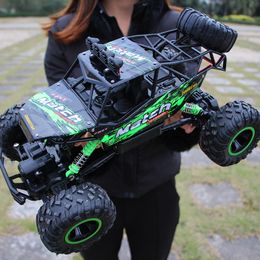 4DRC 1:12 / 1:16 4WD RC Car with Led Lights Buggy Off-Road Control Trucks 2.4G Radio Remote Control Cars Boys Christmas Toys