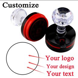 Personalised Logo Self inking Stamp Customised Photosensitive ink Stamp Your design picture