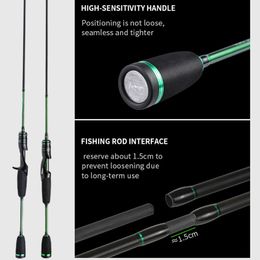 LINNHUE Fishing Rod 1.68m 1.8m UL 2 sections Supre Soft Spinning Rod For Fishing Baitcasting Rod Feeder Lure Rod Ultra light