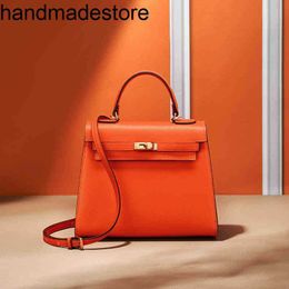 Handbags Leather Kl Designer Palm Print Womens Second Generation Luxury Handbag Versatile One Shoulder Messenger Bag