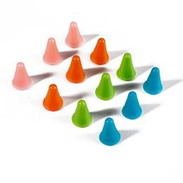 10/20pcs Knitting Needles Point Protectors Rubber Cone Shape Knitting Needles Cap Tips Point Knitting Craft Sewing Accessories