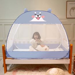 New Cute Dinosaur Dog Mosquito Net For Children Kids Baby Infant Bed Mongolian Yurt Mesh Insect Folding Netting Home Textile