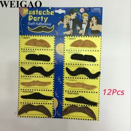WEIGAO Halloween Party Creative Funny Costume Pirate Party Moustache Cosplay Fake Moustache Fake Beard For Kids Adult Decor