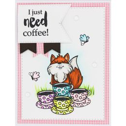 Coffee Dessert GirlMetal Cutting Dies Matching Clear Silicone Stamp Crafts Card Album Making Scrapbooking DIY Stencil 2020