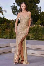 Urban Sexy Dresses Off The Shoulder Satin Mermaid Prom Dress Long With High Slit Sparkly Formal Evening Dresses Party Gowns Bridesmaid Dresses 24410