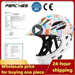 Cycling Helmets Ectric Scooter Helmet for Kids MTB Road Bike Helmet Children Ski Snowboard Helmet Children Motorcyc Cycling Helmet L48