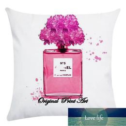 Lux Designer Lipstick Perfume Bag High Heels Plush Pillow Coat Cushion