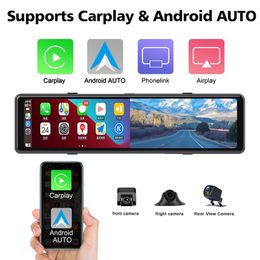 3 Camera AHD1080P Mirror Car DVR 12Inch Touch Screen Wifi Car Video Recorder G-sensor Parking Monitor Car Black Box