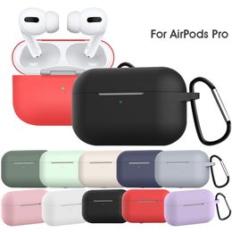 Wholesale Apple Airpods Cases Silicone Soft Ultra Thin Protector Airpod Cover Earpod Case Anti-drop Airpods pro Cases