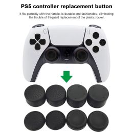 8PCS/Set Silicone Analogue Thumb Stick Grip Cap Game Controller Joystick Cover for PS5/PS4/PS3/PS2/Xbox 360/Xbox One Accessories