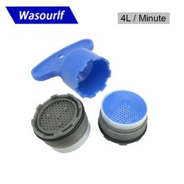 WASOURLF 2PCS 4L M18.5 Male Thread Water Saving Tap Aerator Faucet Bubble Kitchen Basin Faucet Accessories Bathroom Wholesale