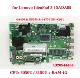 Motherboard SN NMC821 Lenovo laptop motherboard compatible with GS450 GS550 GS750 series ideapad 3 15ada05 310 320 330 model is available