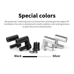 For BMW R1200RT LC R1250RT R 1250 1200 RT R1200 Aluminium Handlebar Riser Clamp Handle Bar Height Adjustment Mount Adapter