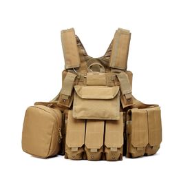 Tactical Molle CIRAS Vest Plate Carrier Chest Rig Airsoft Vest Military Mag Pouch Bag Adjustable Armour Paintball Hunting Vest