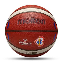 Molten Original Basketball Ball Size 765 High Quality PU Wear-Resistant Match Training Outdoor Indoor Men basketbol topu 240408