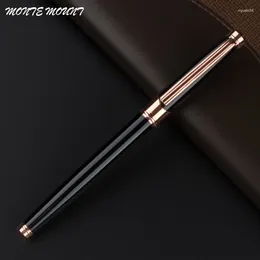 Luxury Ballpoint Pen Metal Roller Ball With 0.5mm Black Ink Refill Pens Signature For Christmas Gift