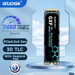 Drives GUDGA SSD PCIe 4.0 Nvme M2 SSD 7000 mb/s 4TB 2TB 1TB 512GB M.2 Solid State Drive M2 2280 Internal SSD For PS5 Desktop Laptop