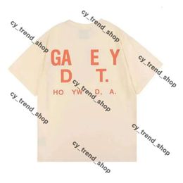 Gallary Dept T Shirt Short Sleeved T-shirt Tees High Quality Designer Cotton Round Neck Printing Letter Print Men Women with the Same Paragraph Gallerydept Shirt 620