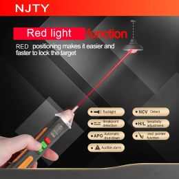 Smart Non-Contact Voltage Tester 12-1000V AC Voltage Detector Metre Tester Pen Sound Alarm Light Indicator With Flashlight