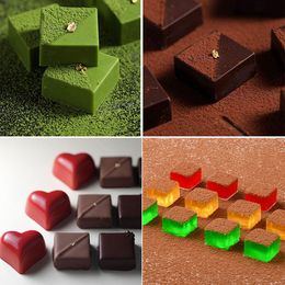 DIY Mini Silicone Cake Molds For Baking Dessert Mousse ice cube jelly Cheese Cakes Chocolate Mould Pastry Cake Decorating Tools
