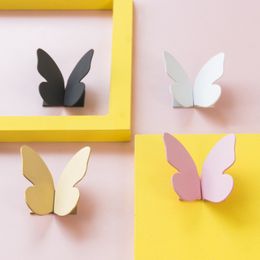 4 Colour Butterfly Brass Furniture Handles Door Knob and Handles for Kitchen Cabinet Dressing Table Drawer Pulls Home Decor