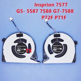 Free shipping new for Dell Inprion7577 gaming box G5-5587 7588 G7-7588 P72F P71F fan laptop fan