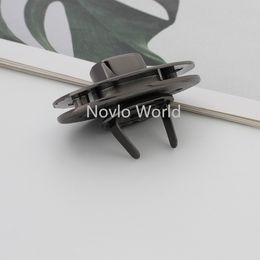 10-30 pieces 49x32mm Gun Black Colour Oval shape Big size Simple Style Turn Lock Metal Twist Locks Purse Accessories