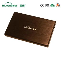 Enclosure Blueendless Aluminum Hdd Case 2.5 USB 3.0 Sata Box Hdd Ssd 2.5 for 1TB 7mm 9.5mm for Notebook Hdd Bay Hdd Laptop Drive Bay