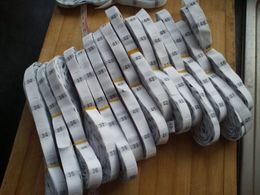 100PCS White Number Size labels clothing neck polyester size label 34 36 38 40 42 44 46 48 50 52 54 56 58 60 Garment labels