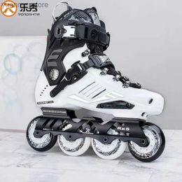 Inline Roller Skates Professional Inline Roller Skate Shoes 4 wheels Men Adult Racing Sneaker Slalom Speed Patines Free Skating Racing Skates Y240410