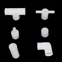 10Pcs 6 Styles 25 mm Plastic Water Pipe Connectors Chicken Rabbit Bird Drinking Fountain Pipe Connector Poultry Drinker Fittings