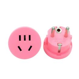 AU US To EU Plug Adapter American Australian To Euro Europe Travel Power Adapter 1 Round Plug Socket AC Converter Wall Charger