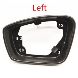 Car Side Mirror Frame Holder For VW POLO Hatchback 2011 2012 2013 Rear View Mirror Housing Frame Glass Surround Trim Accessories