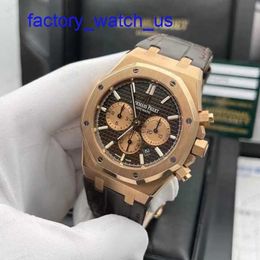 Hot AP Wrist Watch Royal Oak Series 26331OR OO D821CR.01 Watch Coffee Plate Automatic Mechanical Rose Gold Mens Watch