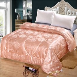 New Natural/Mulberry Luxury ,Mulberry Silk Spring Autumn Quilt Cosy Comforter Duvet Full size Blanket Quilt jacquard Bedding