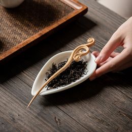 1pcs Bamboo tea needle Six Gentlemen Kung Fu tea set tea lotus accessori Puer Tea Needle