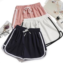 Women's Shorts Casual Loose Sports Spring Summer Basic Elastic Waist Drawstring Yoga Pants Running Wide Leg Sleeping