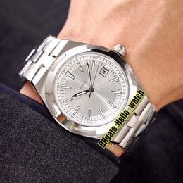 Cheap New Overseas 4500V 110A-B126 White Dial A2813 Automatic Mens Watch Date 316L Stainless Steel Bracelet High Quality Watches 73018