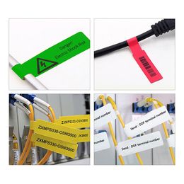 5 PCS A4 Cable Labels Sticker Cable Label Sticker Wire Marking Cable Label Fibre Optic Marking Cable Label Printer Stickers