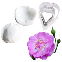 Wild Rose Flower Veiner Silicone Mold DIY Fondant Cake Mold mold Gumpaste Baking Utensils,Surgarcraft Cutters CS402