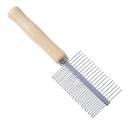 Pet Trimmer Grooming Comb Brush Steel Pins Cleaning Shedding Hair Cleaning Tool For Dog Cat Puppy