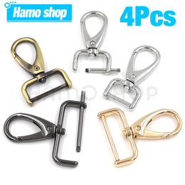 4pcs 16/20/26/32/38mm Metal Detachable Snap Hook Trigger Clips Buckles Hooks For Leather Strap Belt Keychain Webbing Pet Leash