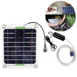 Solar Water Air Pump Pool Oxygenator Pond Air Oxygen Pump Aerator Solar Panel Water Pump Garden Decor