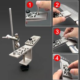 Fixed Knife Sharpener Professional Sharpening Stone Grinding system Kitchen Sharpeners Diamond Grit60-12000# Polishing Whetstone