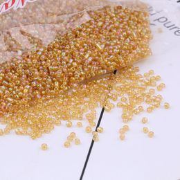 2mm Round AB Colorfull Glass Seed Beads Strands Loose Spacer Beads for Jewellery Making DIY Bracelet Necklace Accessories