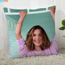 Pillow Cover Customise Millie Bobby Brown Pillowcase Modern Home Decorative Pillow Case 45X45cm