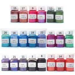 22 color pigment gorgeous mica powder epoxy resin colorant makeup bath bomb soap candle jewelry making powder pigment direct sal